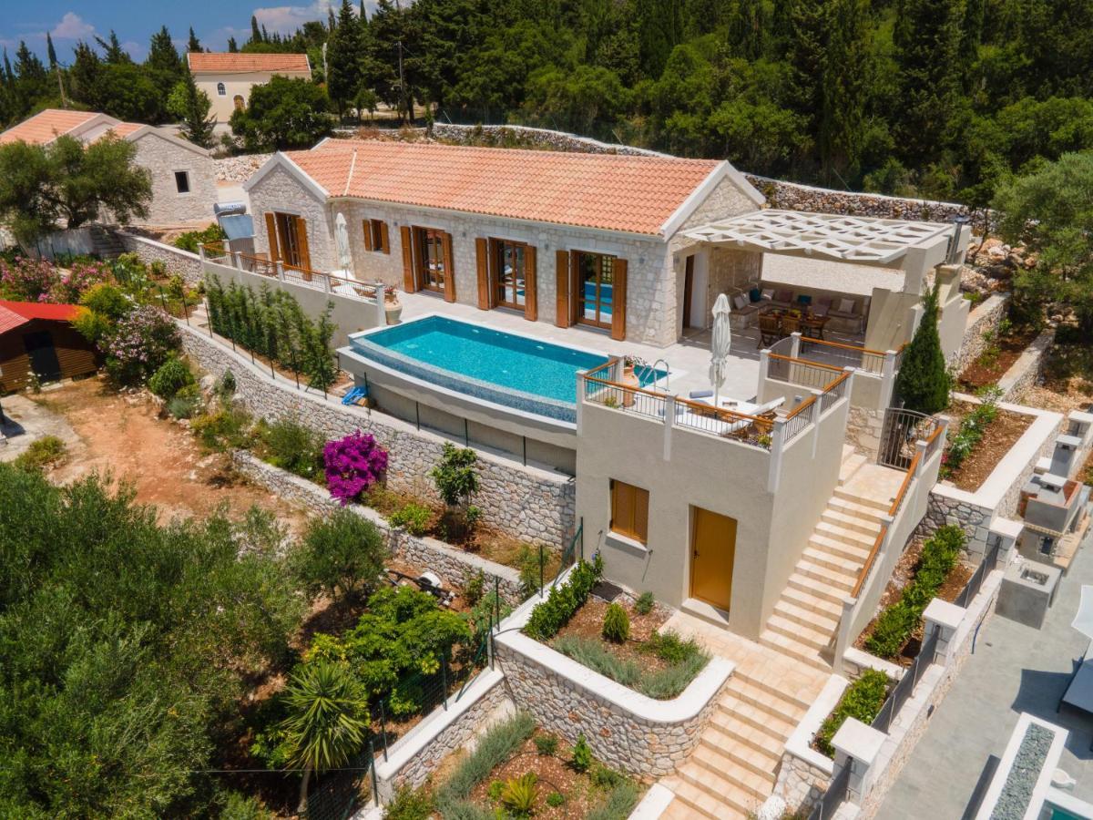 Pitharia Luxury Villa With Amazing Sea Views Khalikerí Extérieur photo